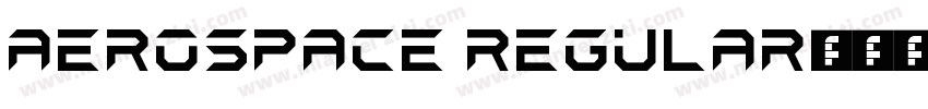 Aerospace Regular字体转换